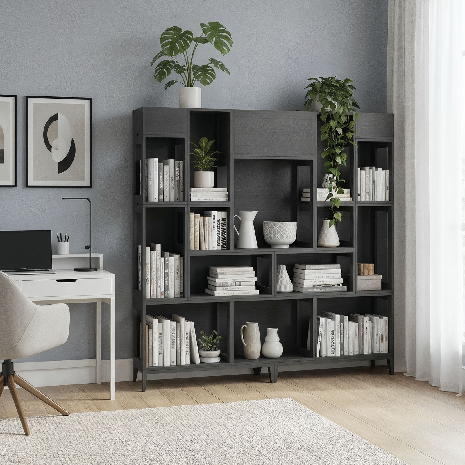 Modułowy otwarty regał z donicami - Planthy Modular System - obrazek 3