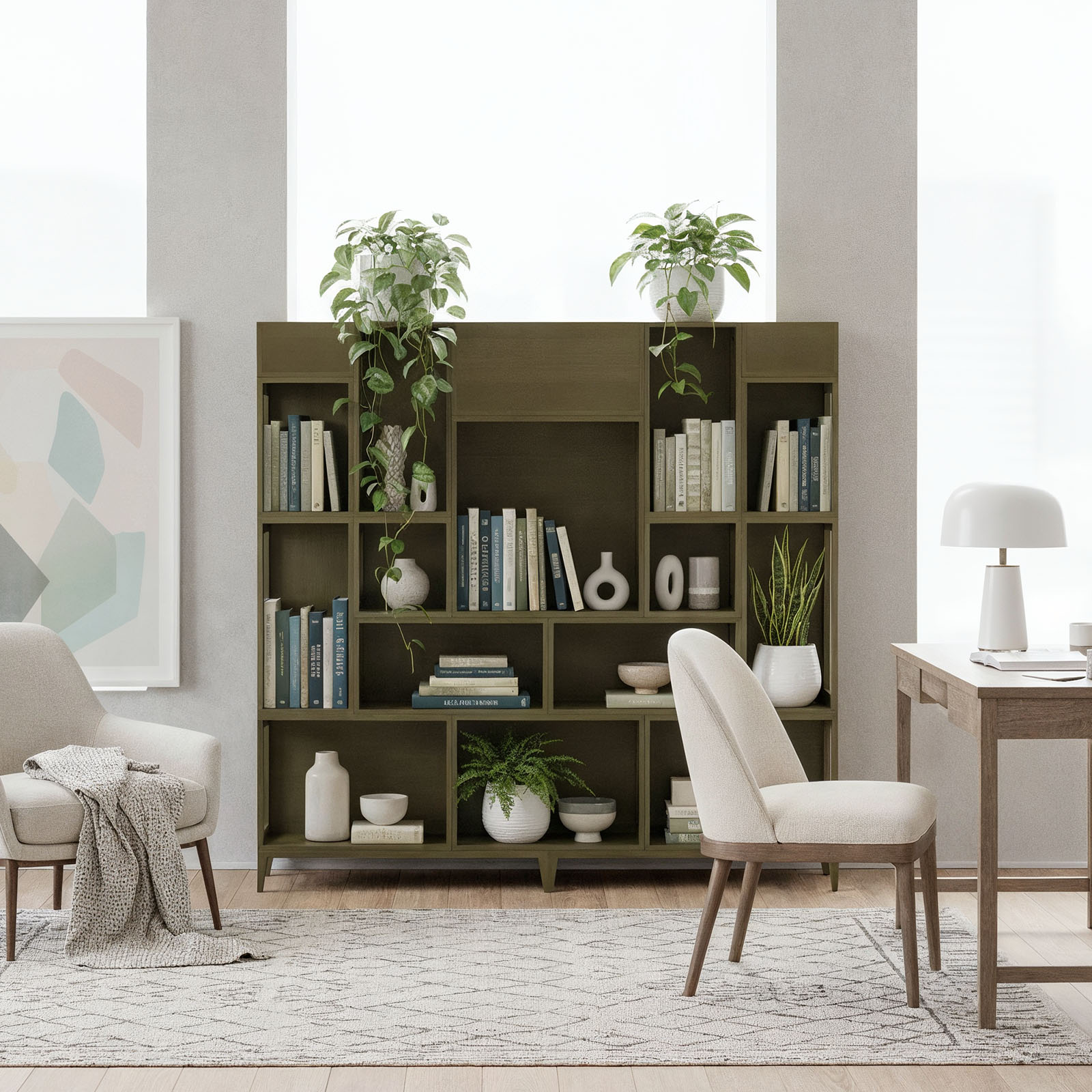 Modułowy otwarty regał z donicami - Planthy Modular System - obrazek 2