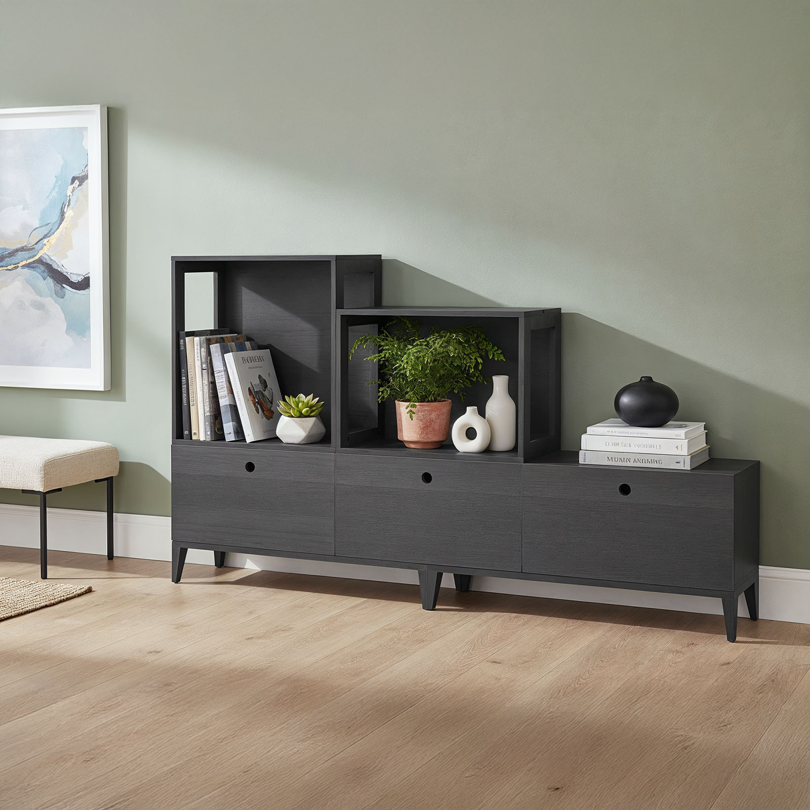 Szafka schodkowa z szufladami - Planthy Modular System - obrazek 3