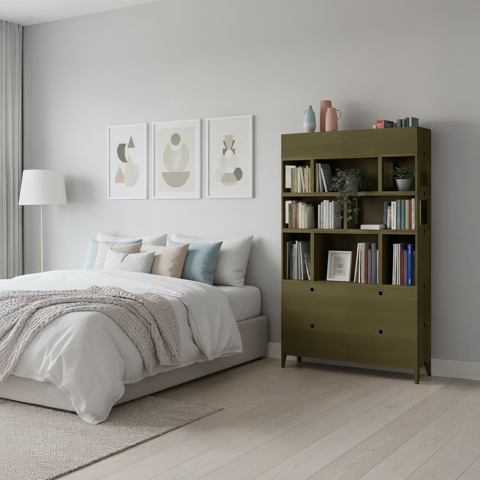 Modułowy regał z szufladami do sypialni Planthy Modular System - obrazek 3